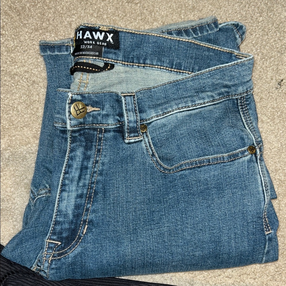 HAWX Men's Straight Jeans - Blue